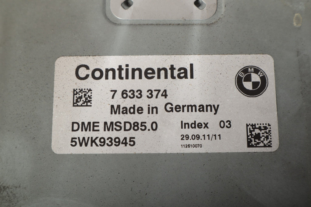 2009-2012 BMW 550i 650i 750i N63 Engine Control Module ECU 12147633374 OEM