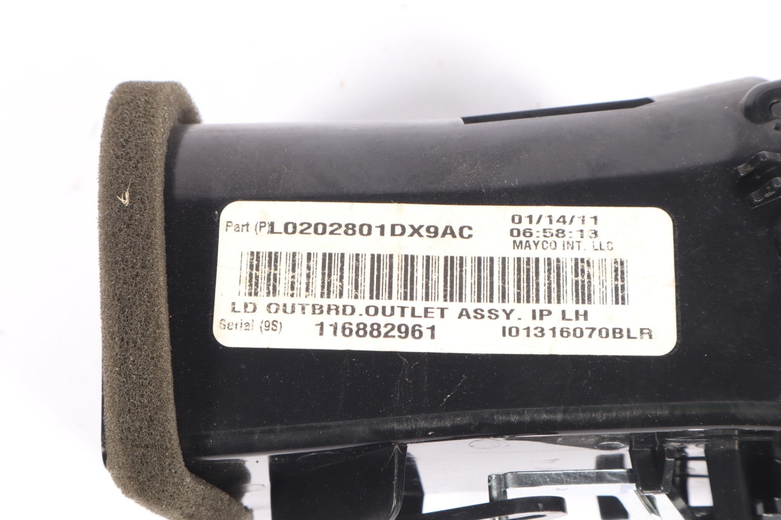 2011 - 2022 Dodge Charger Left Center Side Air Vent Dash OEM