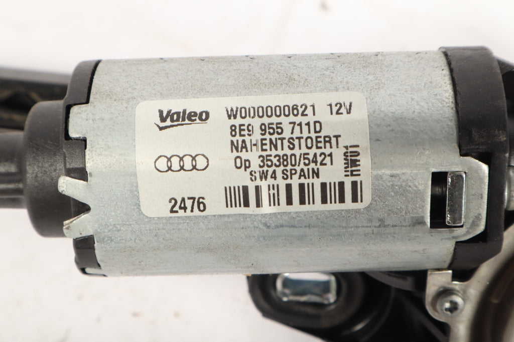 07-09 Audi Q7 4L Rear Trunk Lid / Hatch Windshield Wiper Motor 8E9955711D OEM