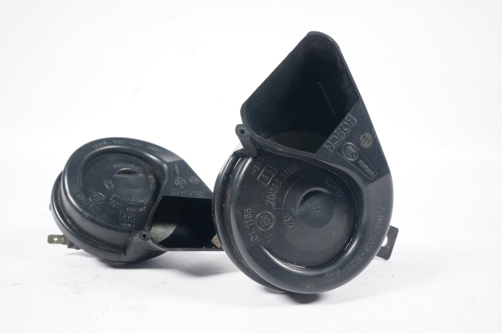 05-11 Mercedes SLK Class High & Low Tone Horn Horns Alarm Siren Set