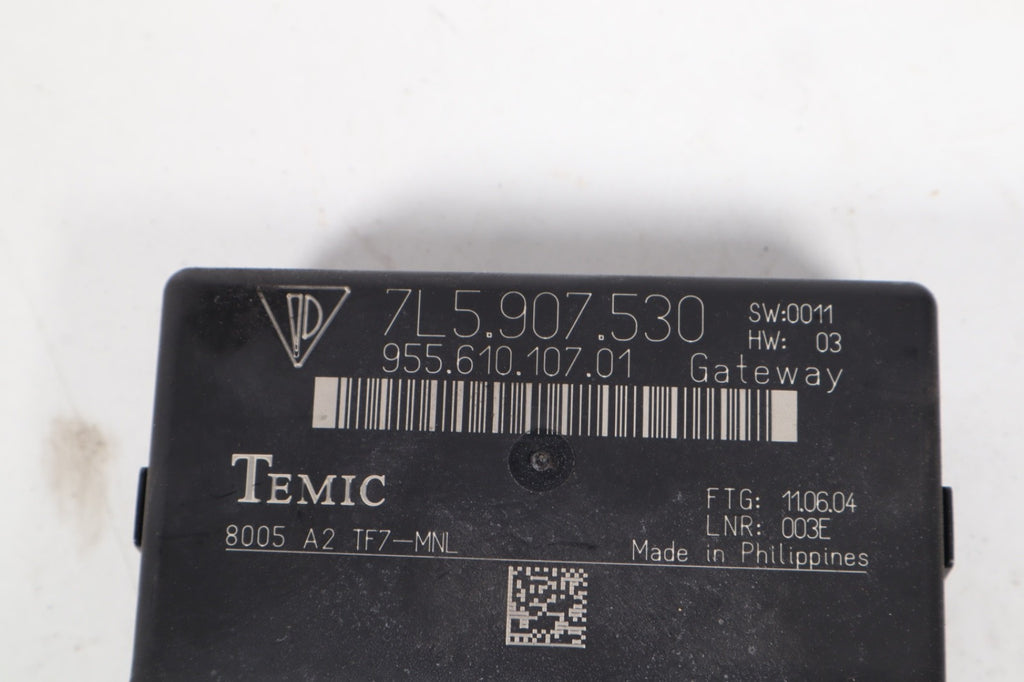 03-10 Porsche Cayenne 955 957 Gateway Comfort Control Module Unit 7L5907530A OEM