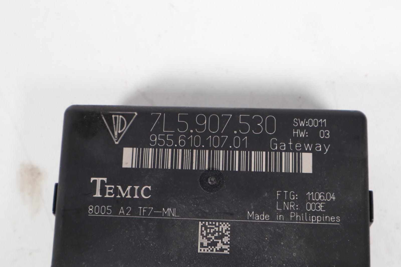 03-10 Porsche Cayenne 955 957 Gateway Comfort Control Module Unit 7L5907530A OEM