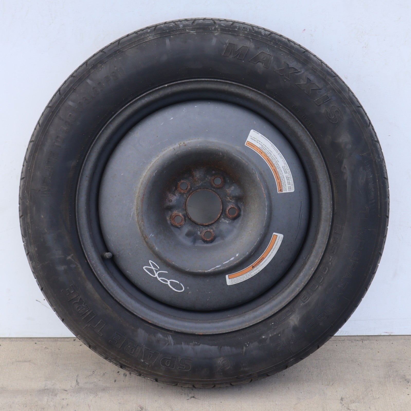 2013-2015 NISSAN PATHFINDER EMERGENCY SARE TIRE T165 /90D 18" OEM