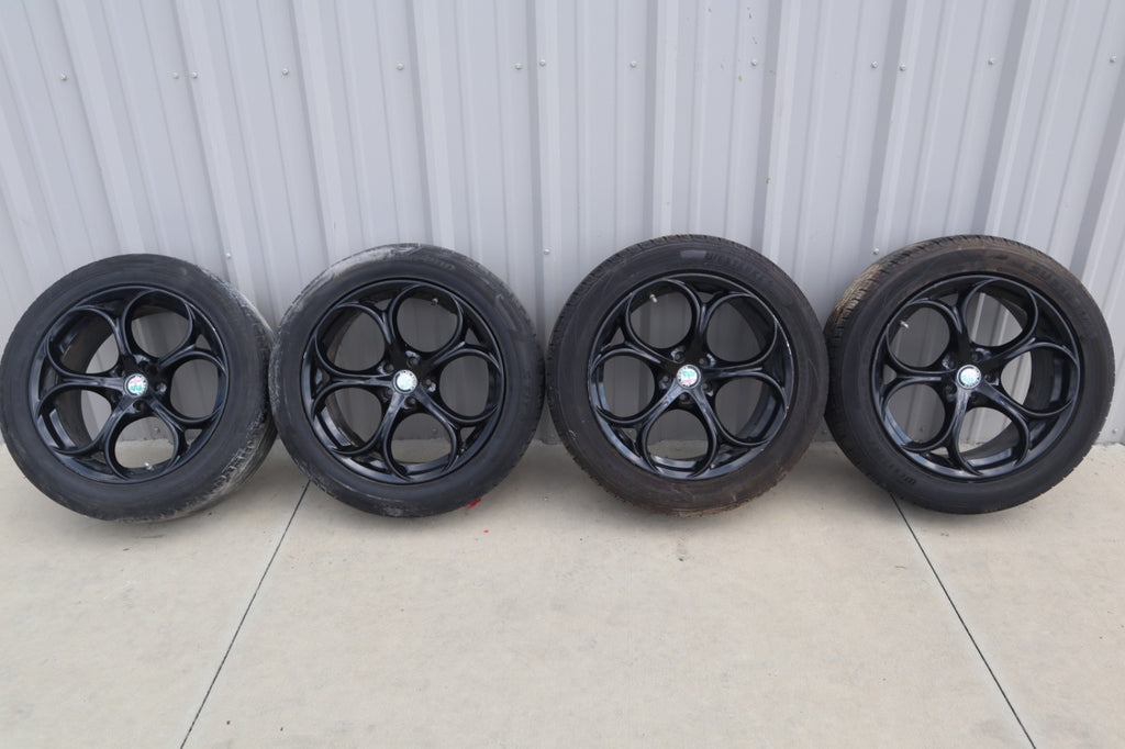 ALFA ROMEO STELVIO 19 INCH RIMS DRAKE STYLE 4 PIECE SET OEM