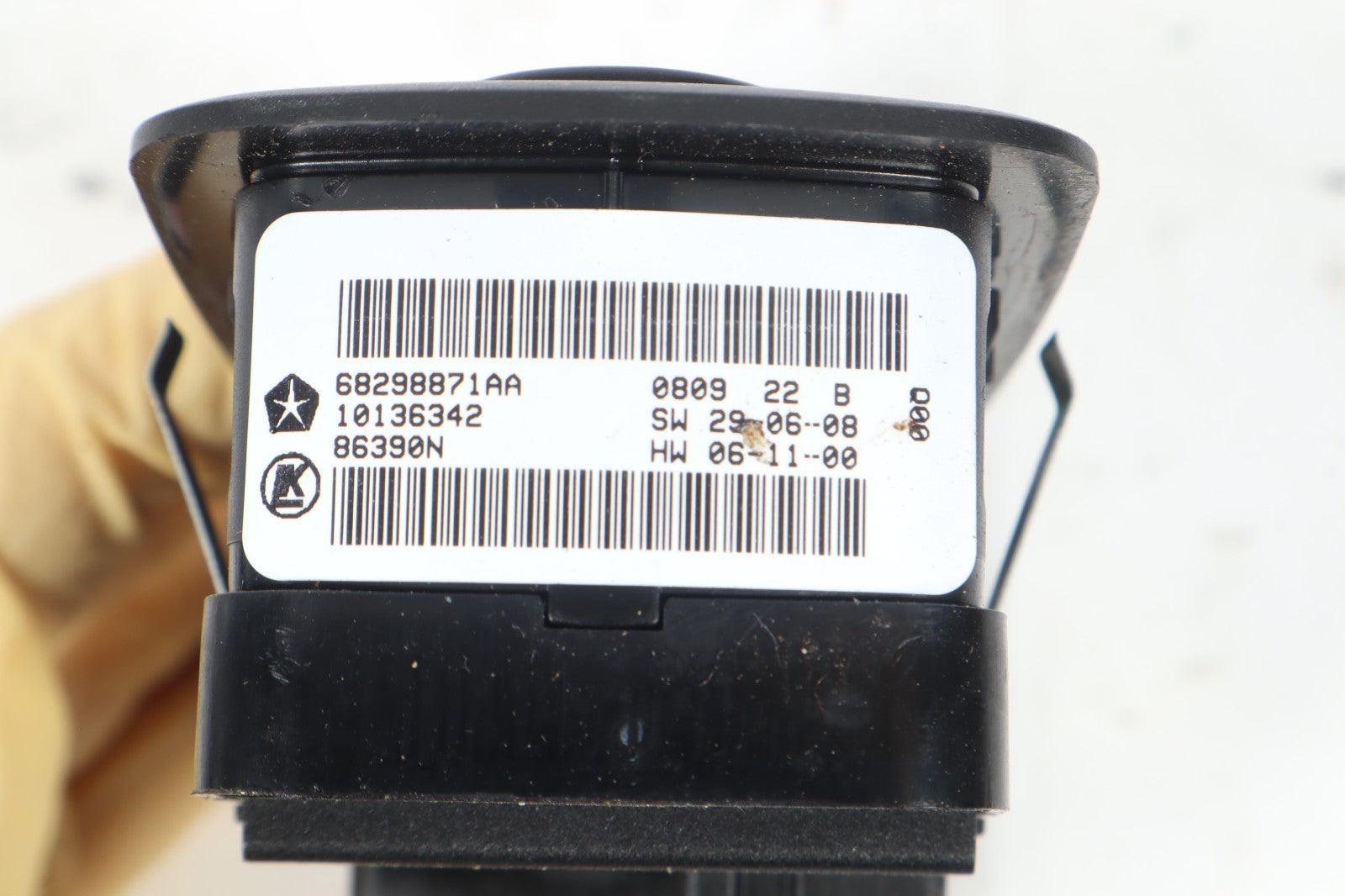 2012-2016 DODGE CARAVAN MASTER POWER WINDOW SWITCH OEM 68298871AA
