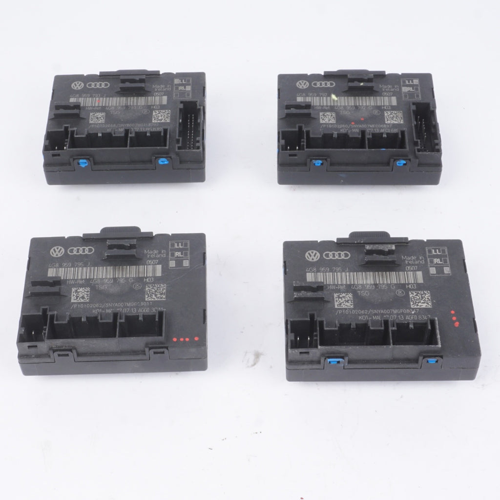 2012-2017 Fits Audi A6 S6 A7 Front Rear Left Right Door Control Module Unit SET