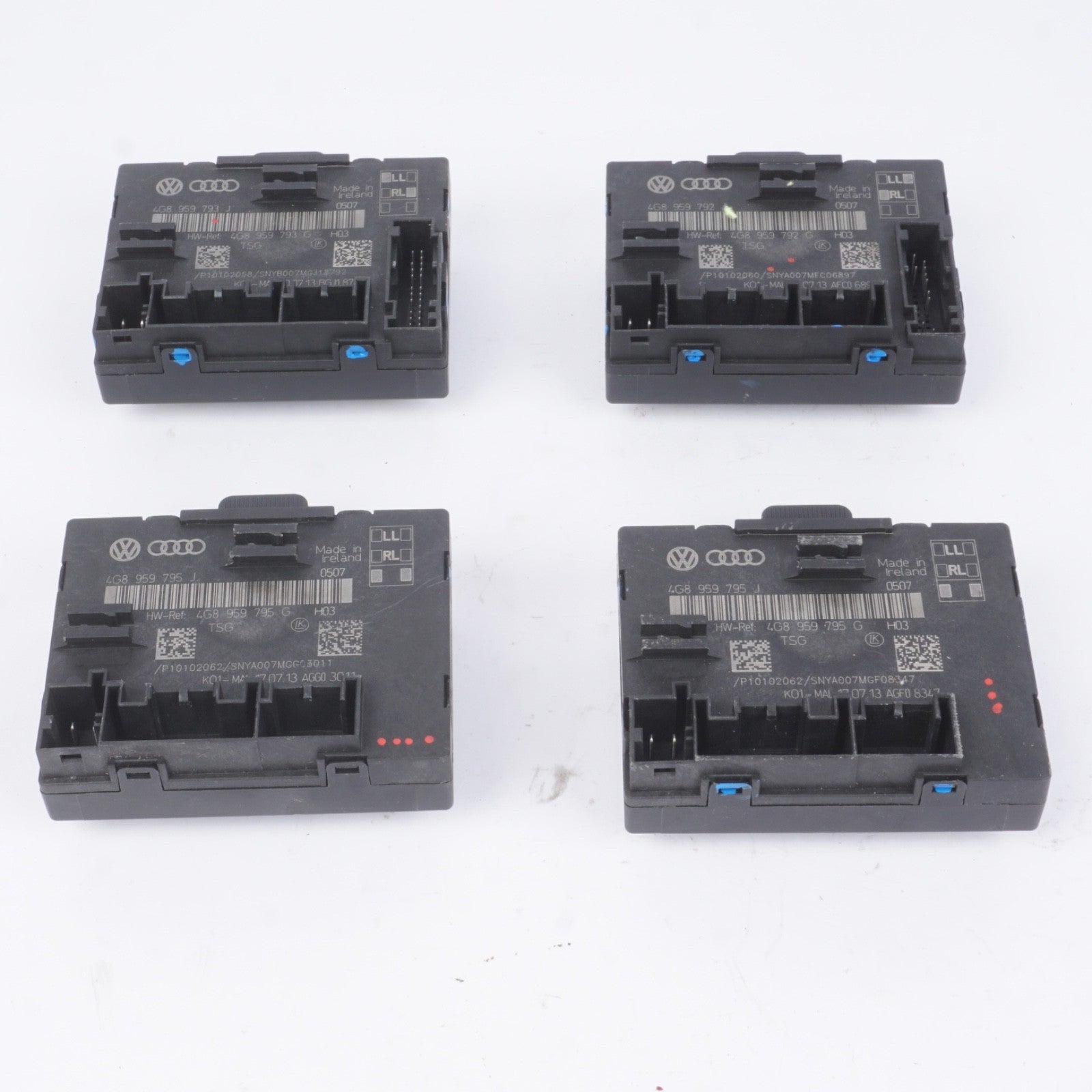 2012-2017 Fits Audi A6 S6 A7 Front Rear Left Right Door Control Module Unit SET