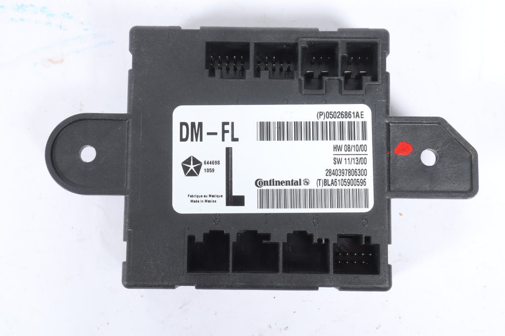2014-2018 DODGE GRAND CARAVAN TOWN COUNTRY DRIVER DOOR MODULE  P05026861AE