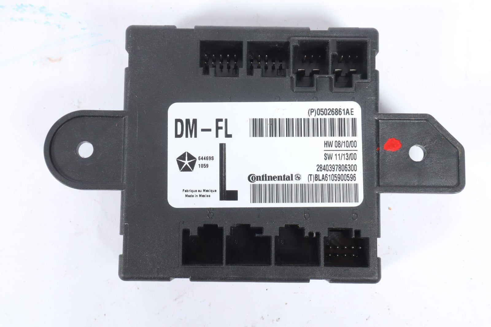 2014-2018 DODGE GRAND CARAVAN TOWN COUNTRY DRIVER DOOR MODULE  P05026861AE