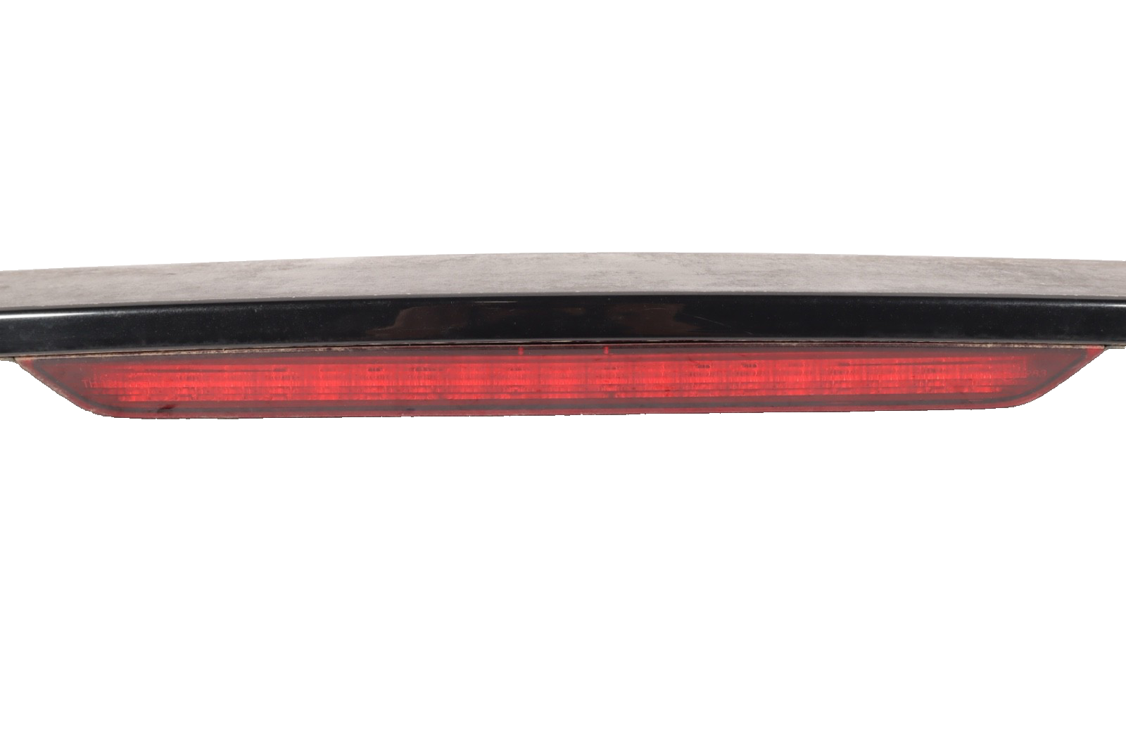 2007-2015 AUDI Q7 REAR SPOILER WING w/ 3rd THIRD BRAKE LIGHT LAMP Black OEM