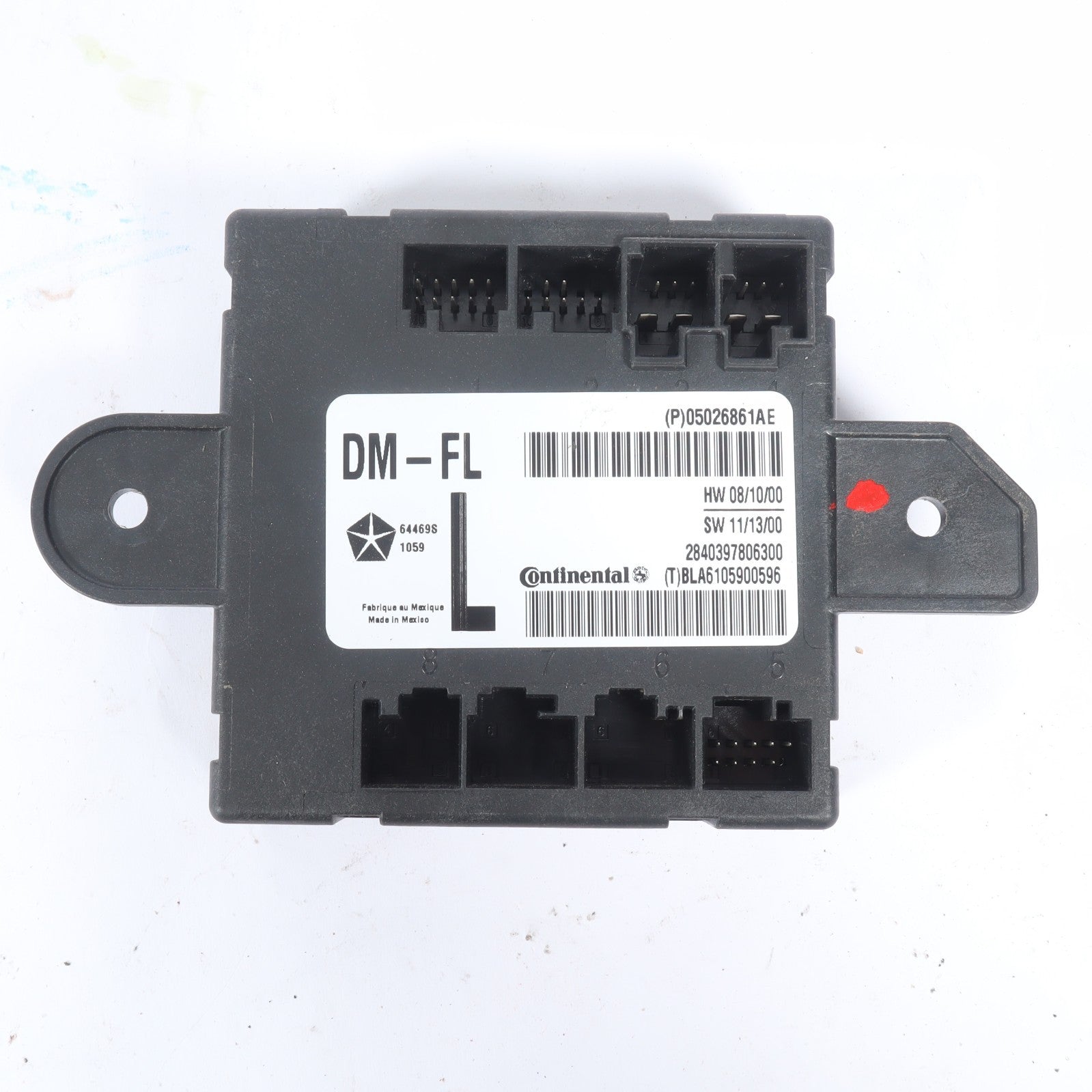 2014-2018 DODGE GRAND CARAVAN TOWN COUNTRY DRIVER DOOR MODULE  P05026861AE