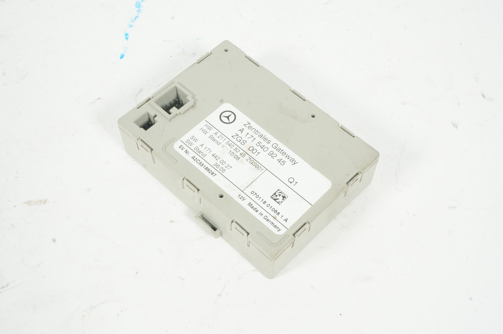 03-11 Mercedes R171 SLK350 E320 Central Gateway Control Module 1715409245 OEM