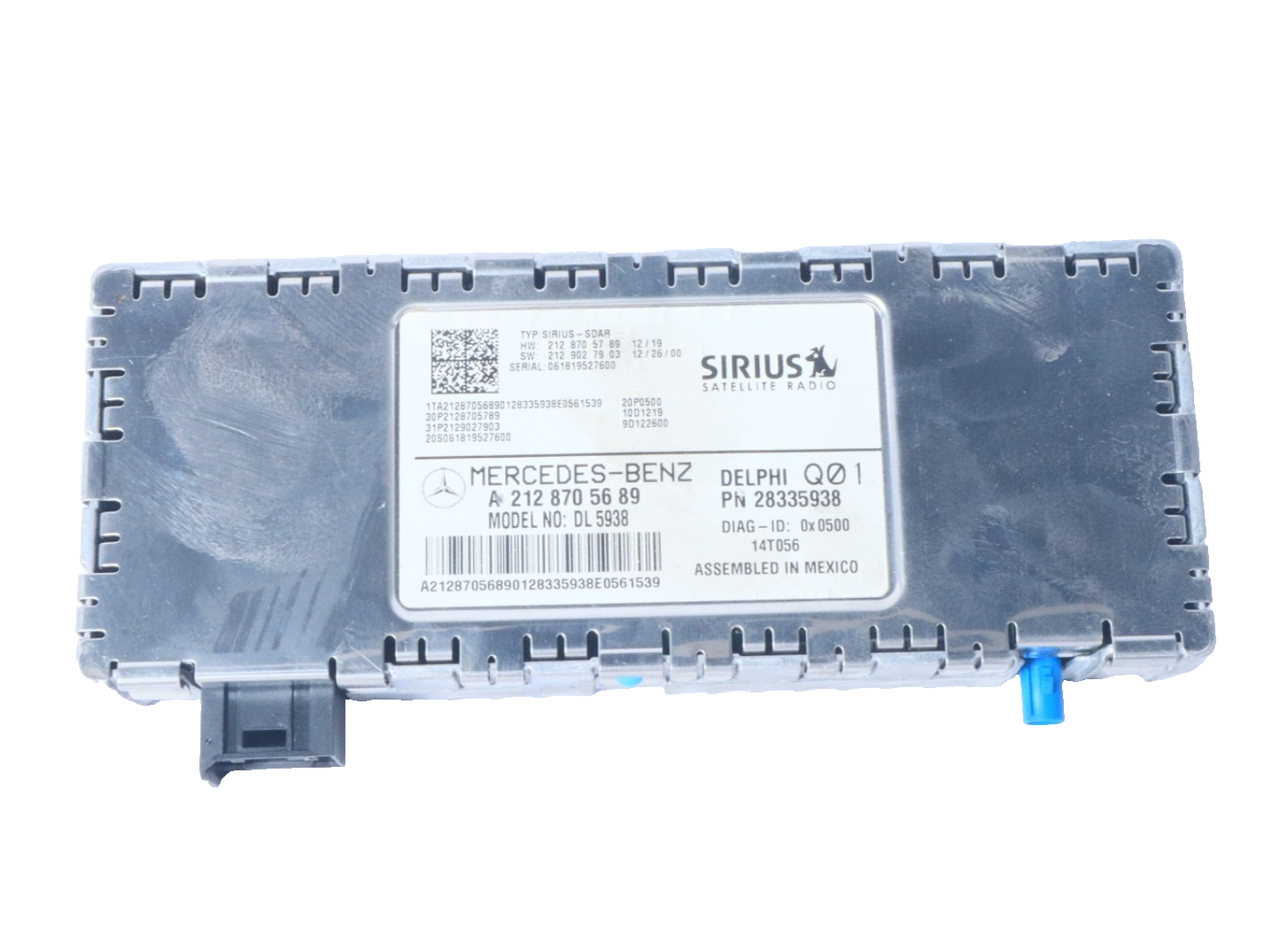 Mercedes W212 E350 С300 SLK250 Sirius Satellite Radio Receiver 2128706489 OEM