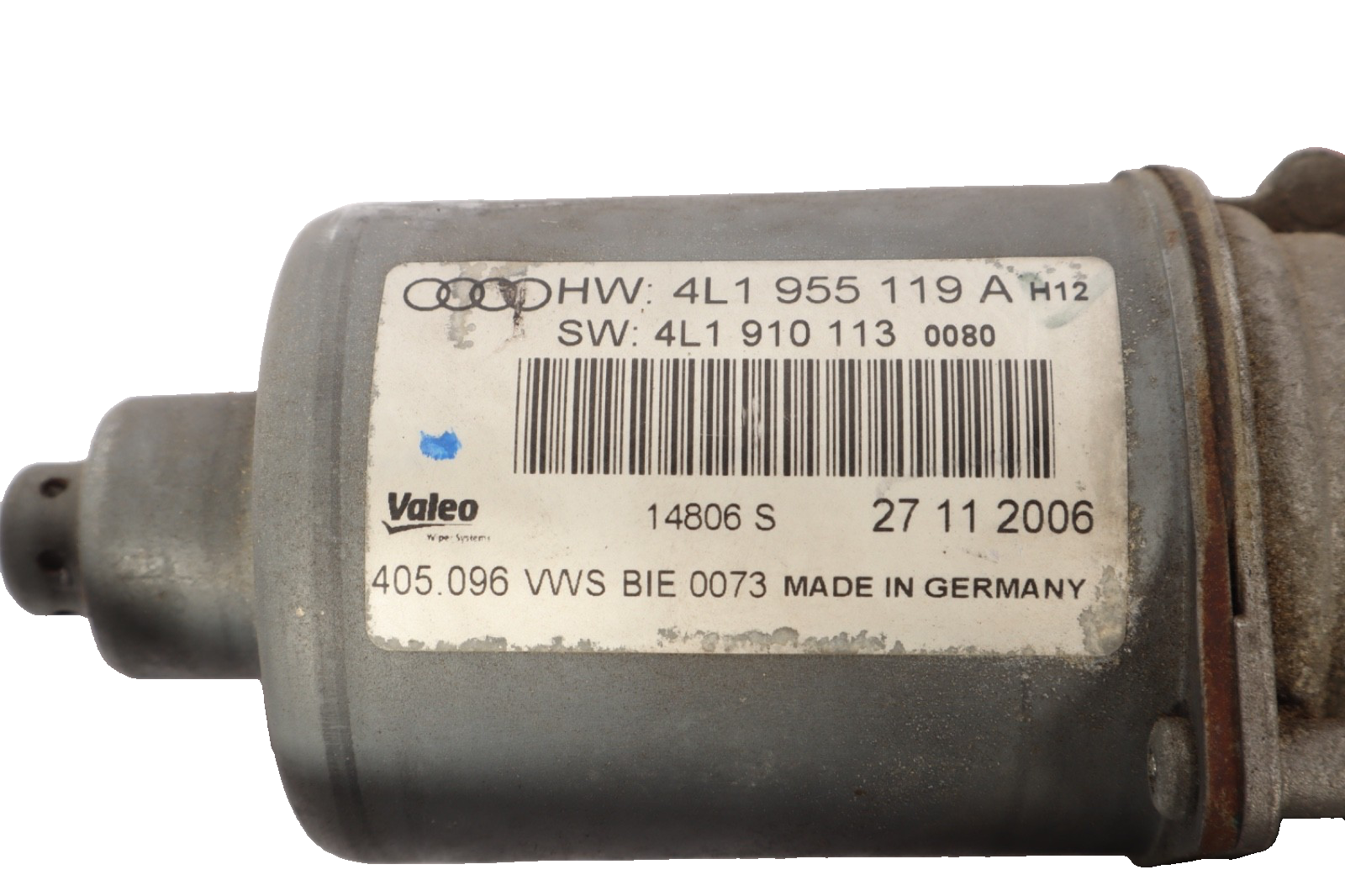 2007–2015 AUDI Q7 WINDSHIELD WIPER TRANSMISSION LINKAGE W/ MOTOR OEM 4L1955119A