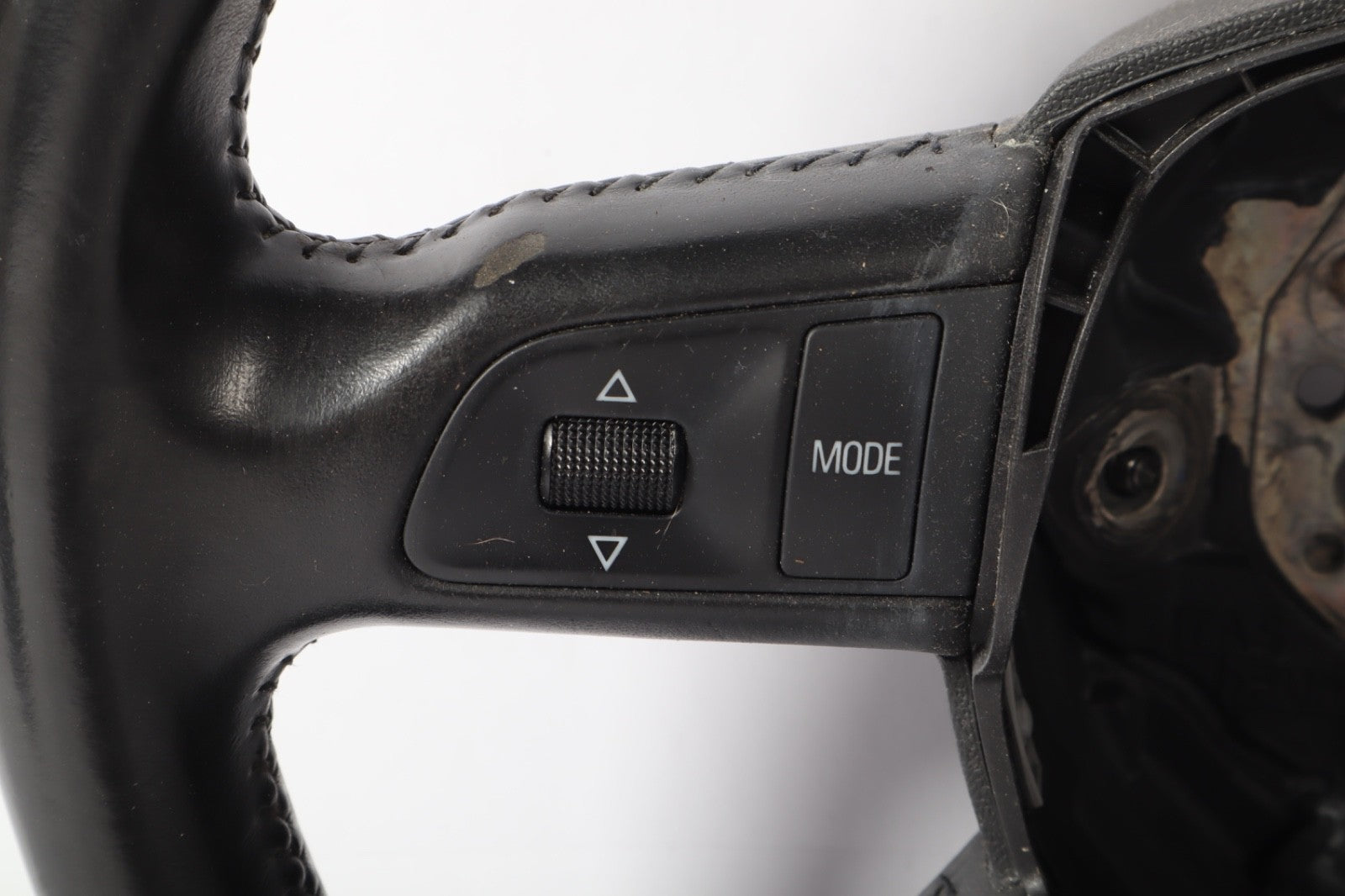 2007-2011 AUDI 4L Q7 STEERING WHEEL 4 FOUR SPOKE LEATHER OEM 4F0091AH