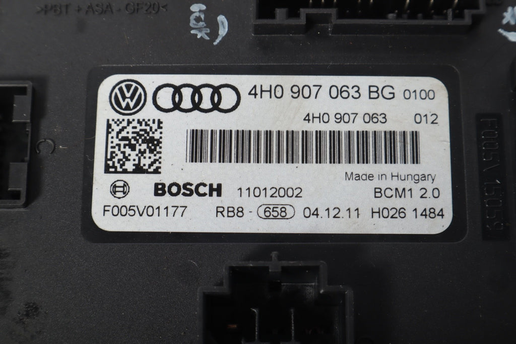 12-15 Audi A7 Quattro Power Supply Computer Body Control Module BCM Oem