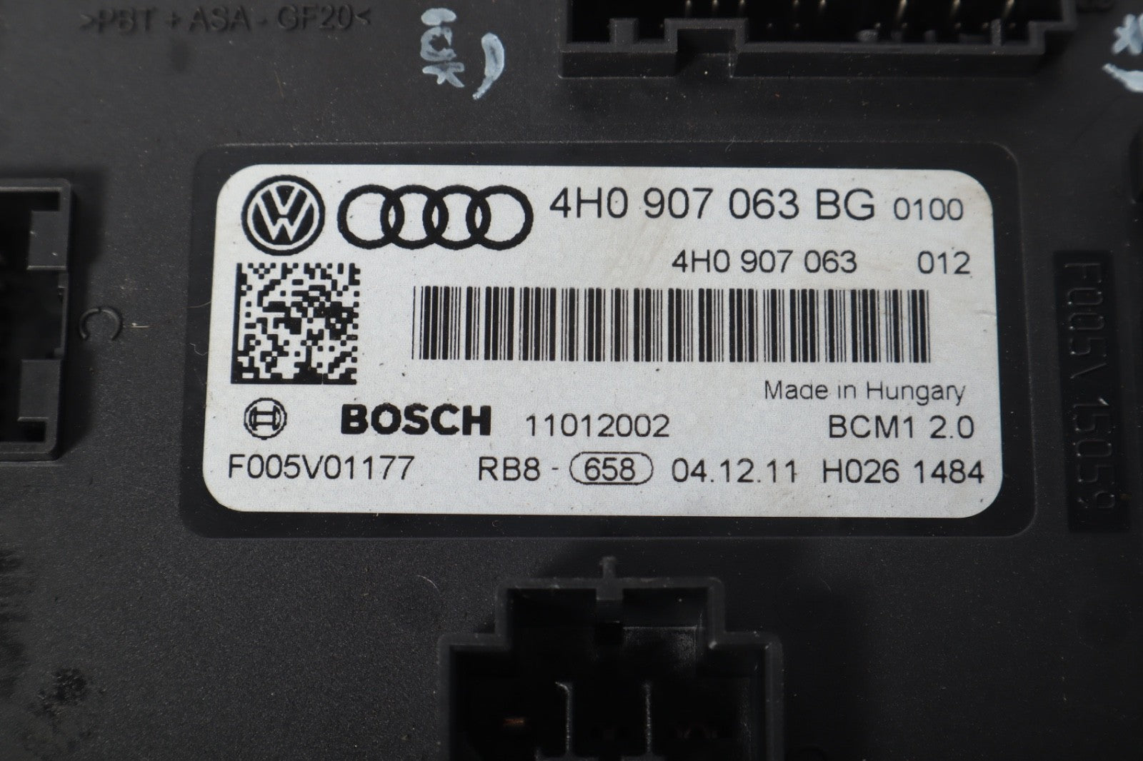 12-15 Audi A7 Quattro Power Supply Computer Body Control Module BCM Oem