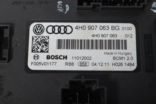 12-15 Audi A7 Quattro Power Supply Computer Body Control Module BCM Oem