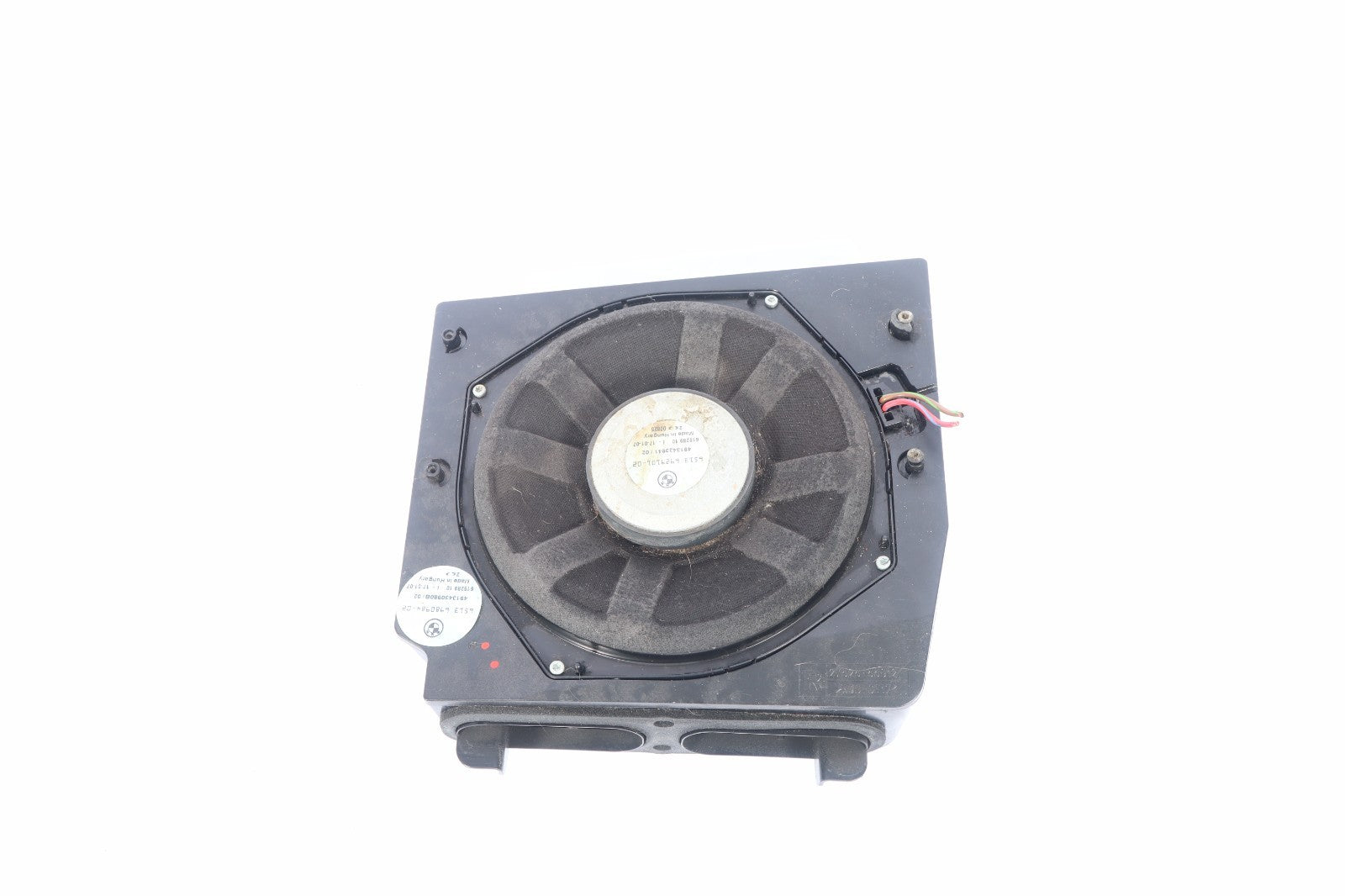 2004-2010  BMW 5X3 RIGHT FLOOR SPEAKER SUBWOOFER  6513-6929101-02 OEM