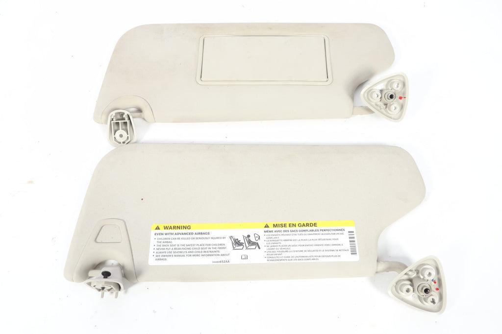 2009-2020 DODGE JOURNEY DRIVER & PASSENGER SIDE SUN VISOR PAIR SET OEM