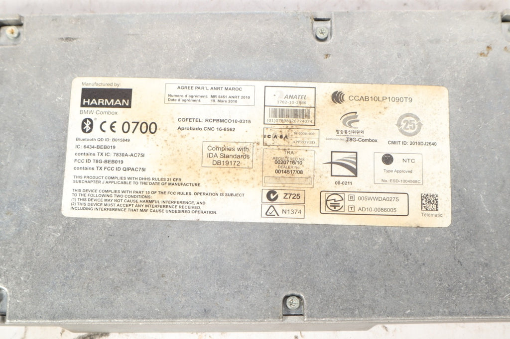 2012 – 2018 BMW 650i Harman Becker Telematic Bluetooth Control Module OEM