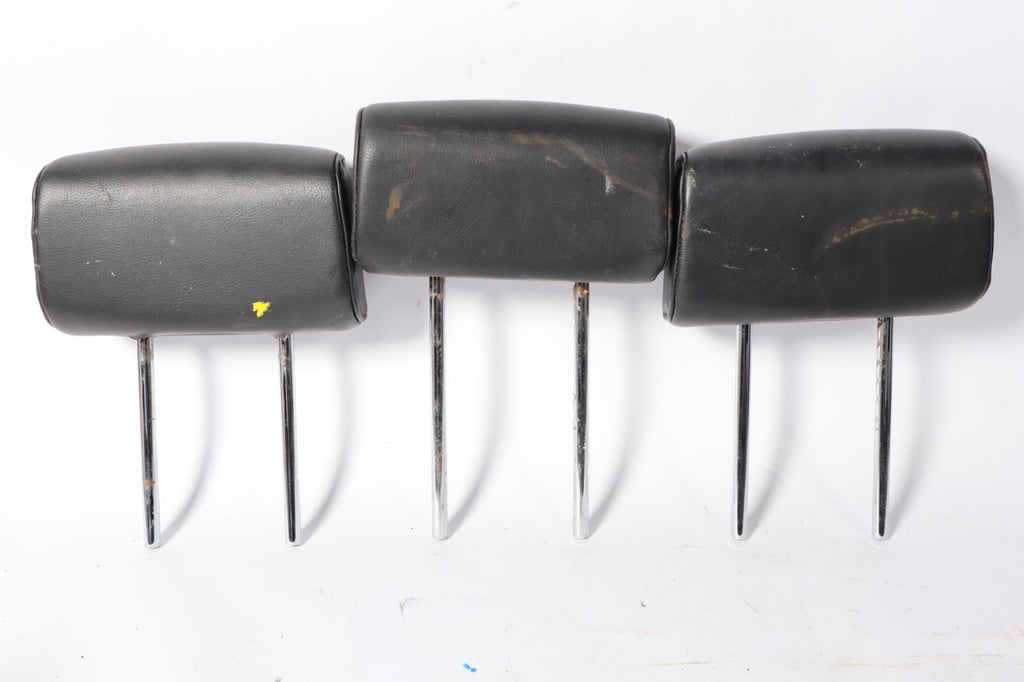 2005-2007 NISSAN ARMADA BLACK LEATHER HEADRESTS SET OEM