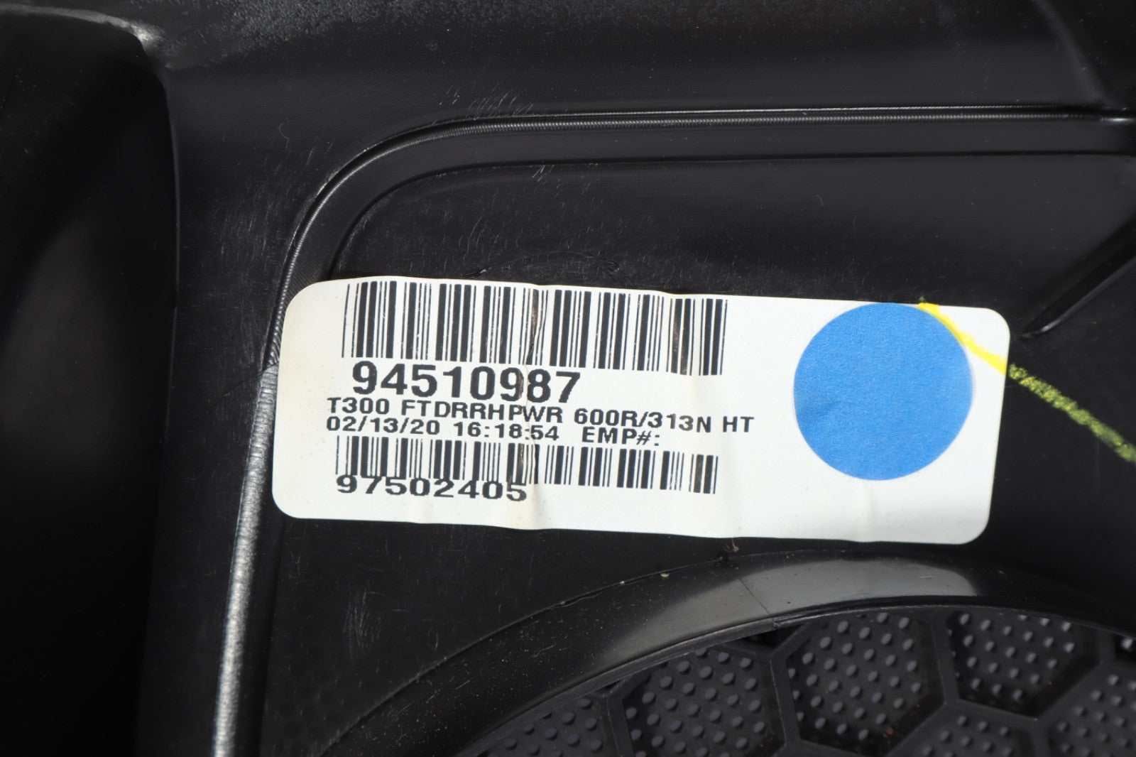 2012-2020 CHEVROLET SONIC FRONT LLEFT DRIVER DOOR INTERIOR TRIM PANEL 94510987