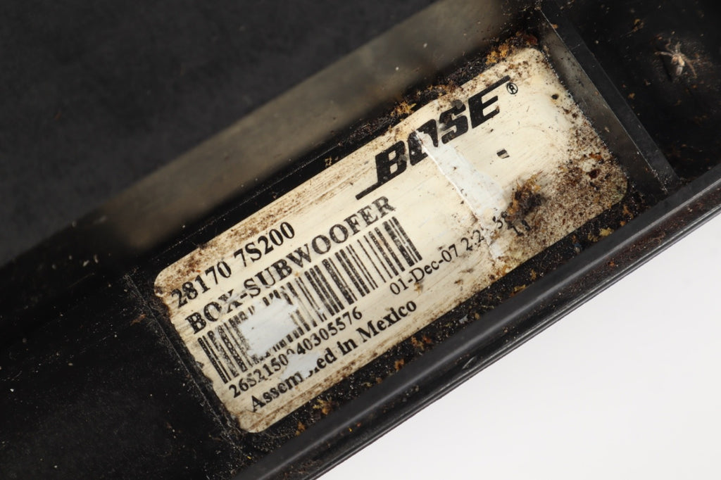 2007 NISSAN ARMADA REAR SUBWOOFER ASSEMBLY BOSE OEM 281707S200