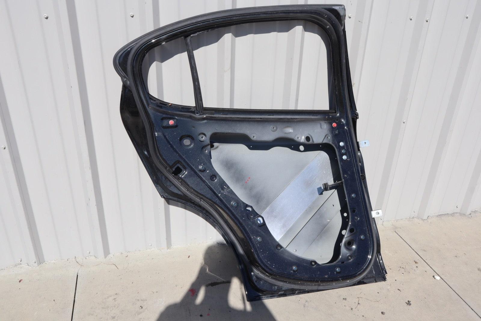 17-25 ALFA Romeo Stelvio Rear Left Driver Exterior Door Shell Panel Gray Oem