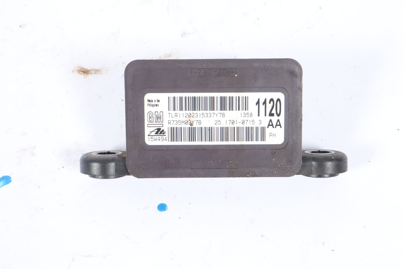 2016-20019 BUICK CASCADA YAW RATE CHASSIS SENSOR MODULE ASSEMBLY 13581120 OEM