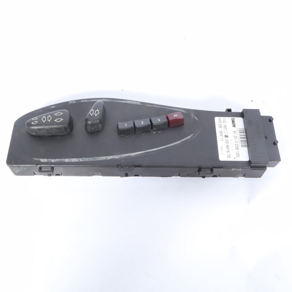 2000-2010 BMW X3 DRIVER SIDE POWER SEAT CONTROL OEM 7036125