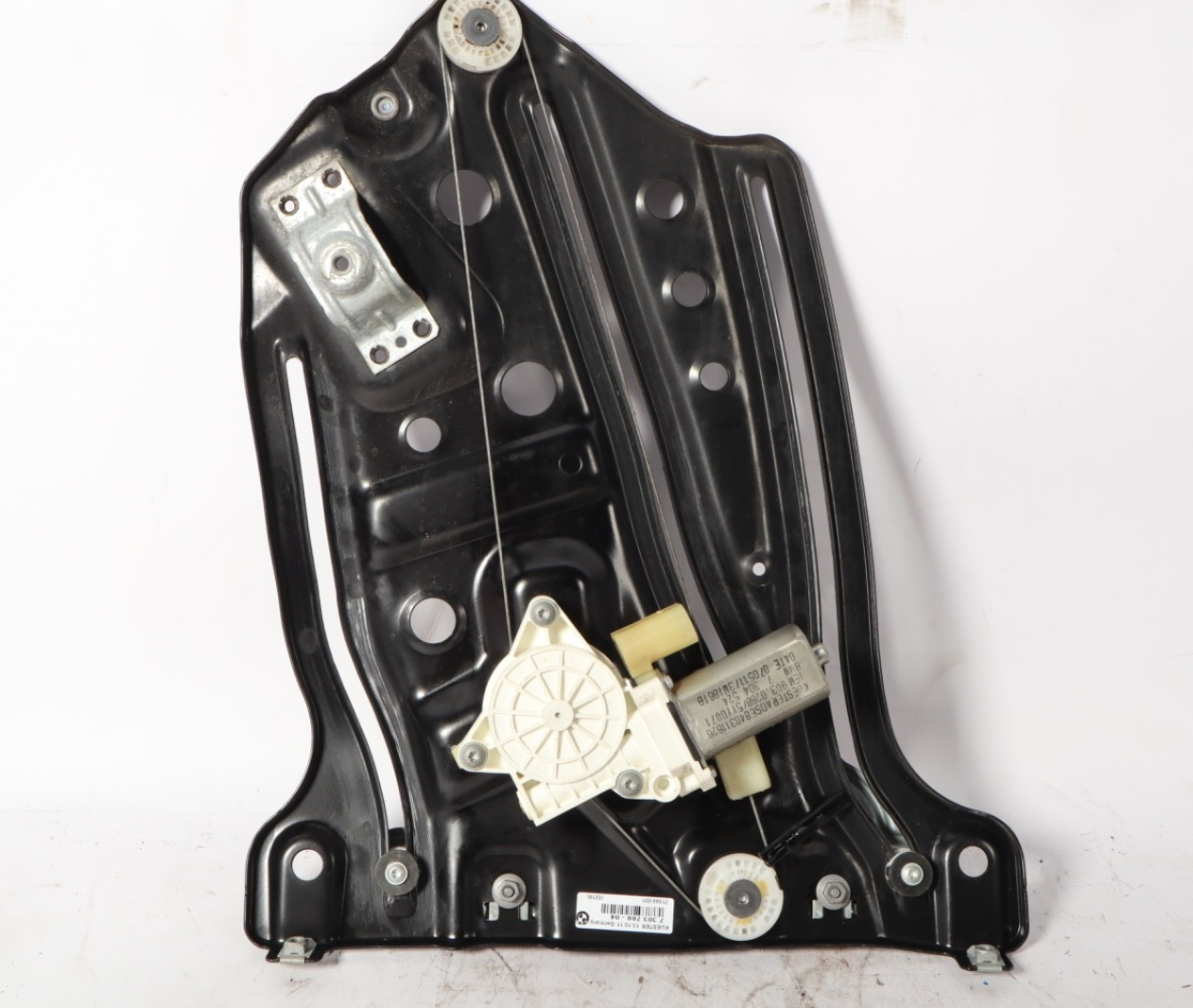 12-18 BMW 650I REAR RIGHT SIDE QUARTER WINDOW REGULATOR w/motor  730378804 OEM