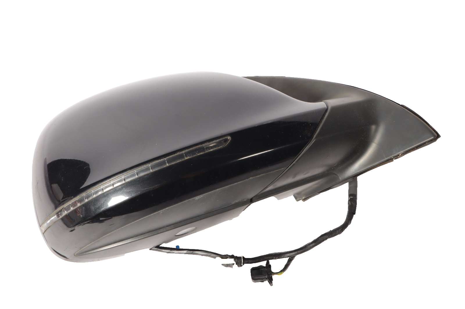 2010-2015 AUDI Q7 Front Right Passenger Side Mirror Glass Black OEM