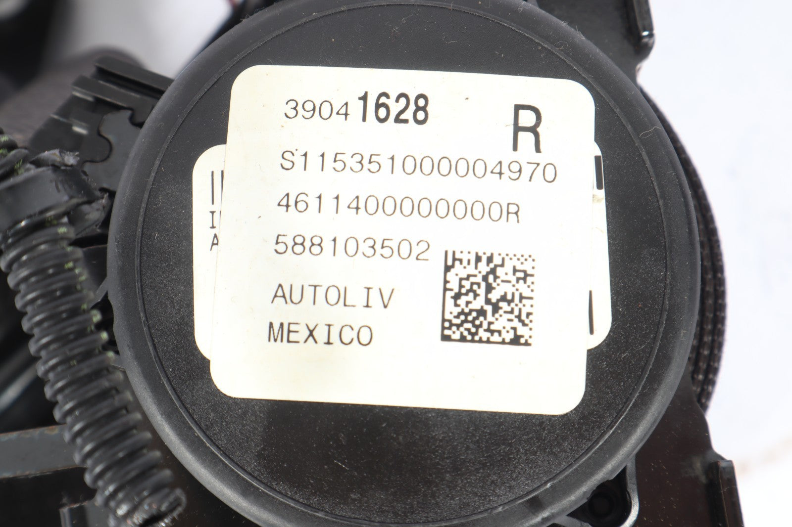 2016–2019 BUICK CASCADA FRONT RIGHT SEAT BELT ASSEMBLY OEM 39041628