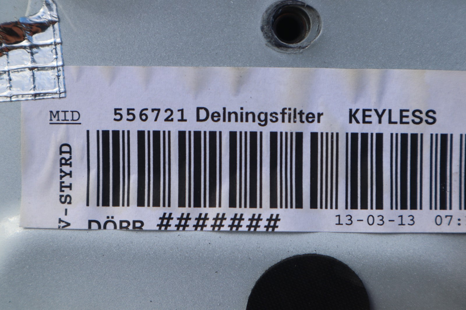 2006-2013 VOLVO C70 T5 FRONT LEFT DRIVER DOOR SHELL OEM ONLY PICK UP!!!