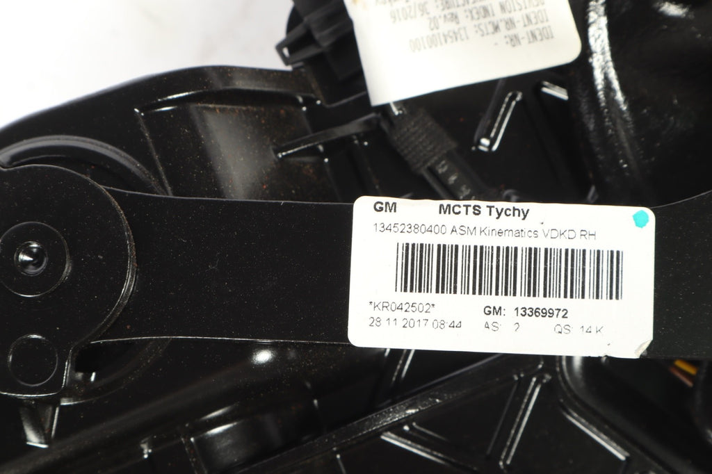 2016-2019  BUICK CASCADA RiGHT CONVERTIBLE TOP LIFT HINGE 13369972 OEM