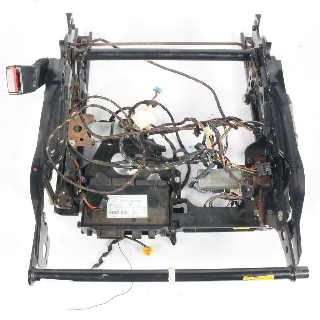 05 - 11 Mercedes SLK300 SLK350 Front Left Seat Rail Track Frame w/Motors Module