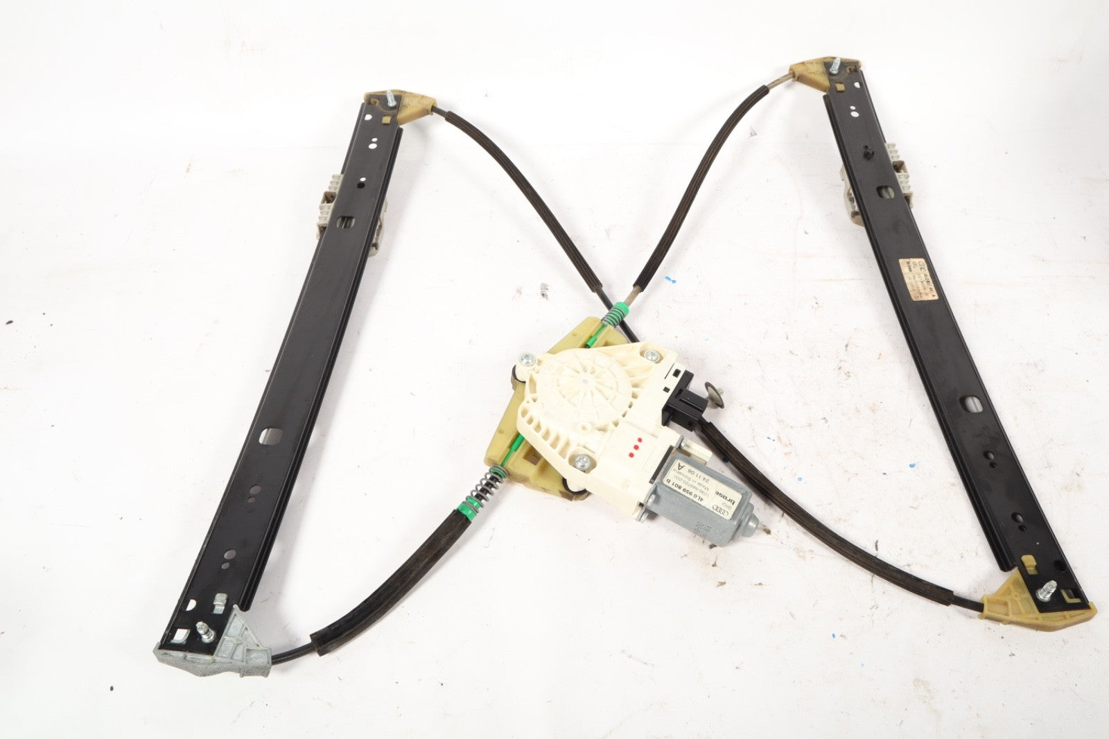 07-15 AUDI Q7 4L Rear Left Door Window Motor Unit w/Track4L0959801B OEM