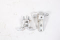 2007-2020 MITSUBISHI OUTLANDER REAR RIGHT SIDE DOOR HINGE SET OF 2 OEM