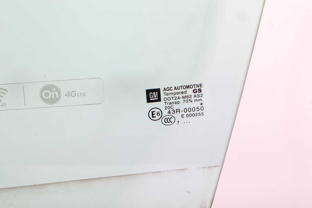 2016 – 2019 Buick Cascada Front Left Door Window Glass OEM