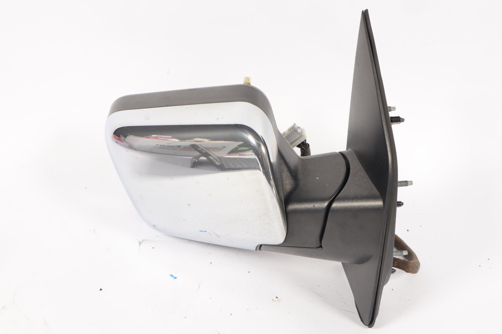 2008-2015 NISSAN ARMADA RIGHT PASSENGER SIDE CHROME MIRROR GLASS OEM *NO GLASS*