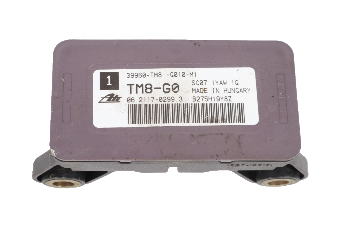 2011-2017 HONDA ODYSSEY YAW RATE SENSOR CONTROL MODULE OEM 39960-TM8-G010-M1