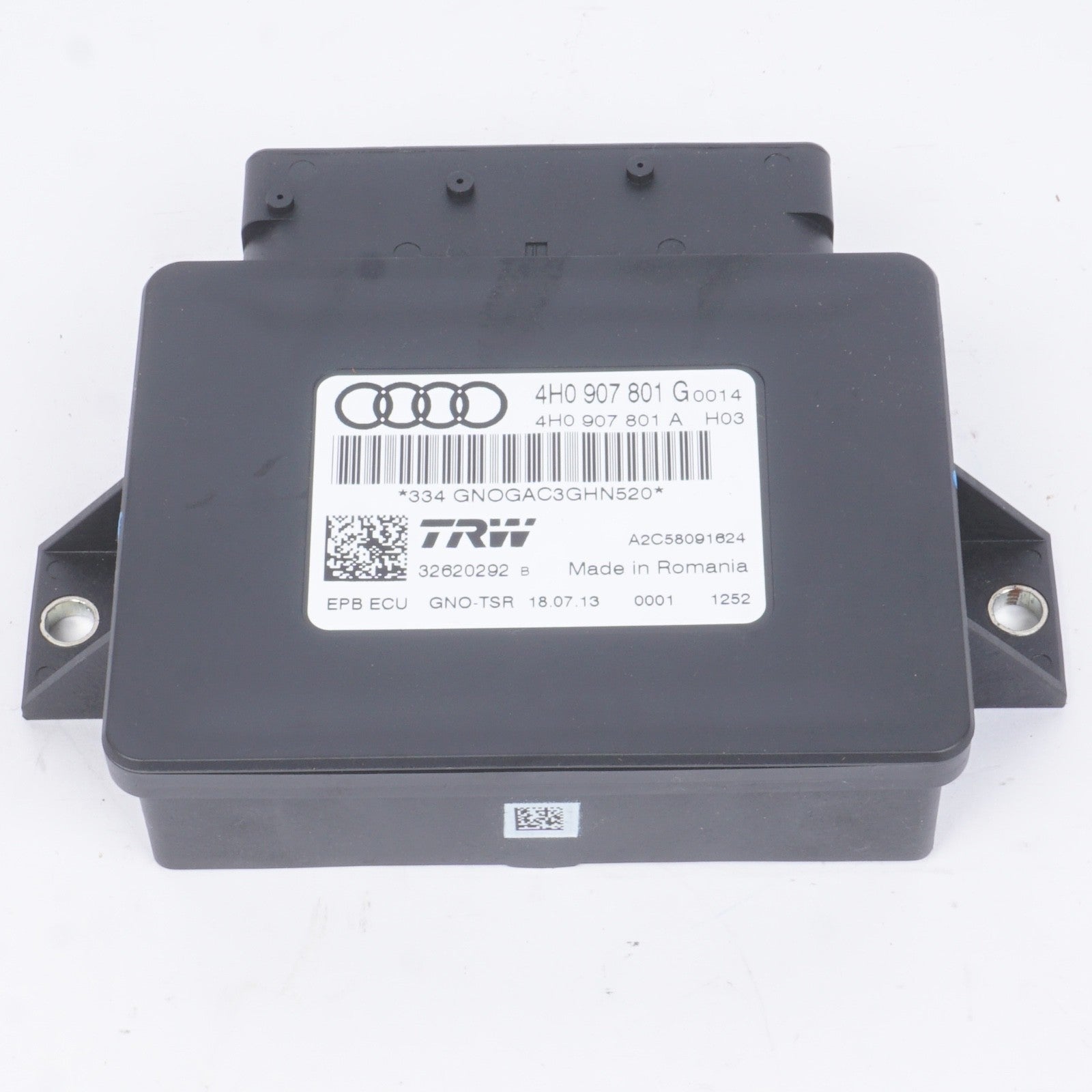 2012-2017 AUDI A6 A7 PARK PARKING BRAKE CONTROL MODULE UNIT 4H0907801G OEM
