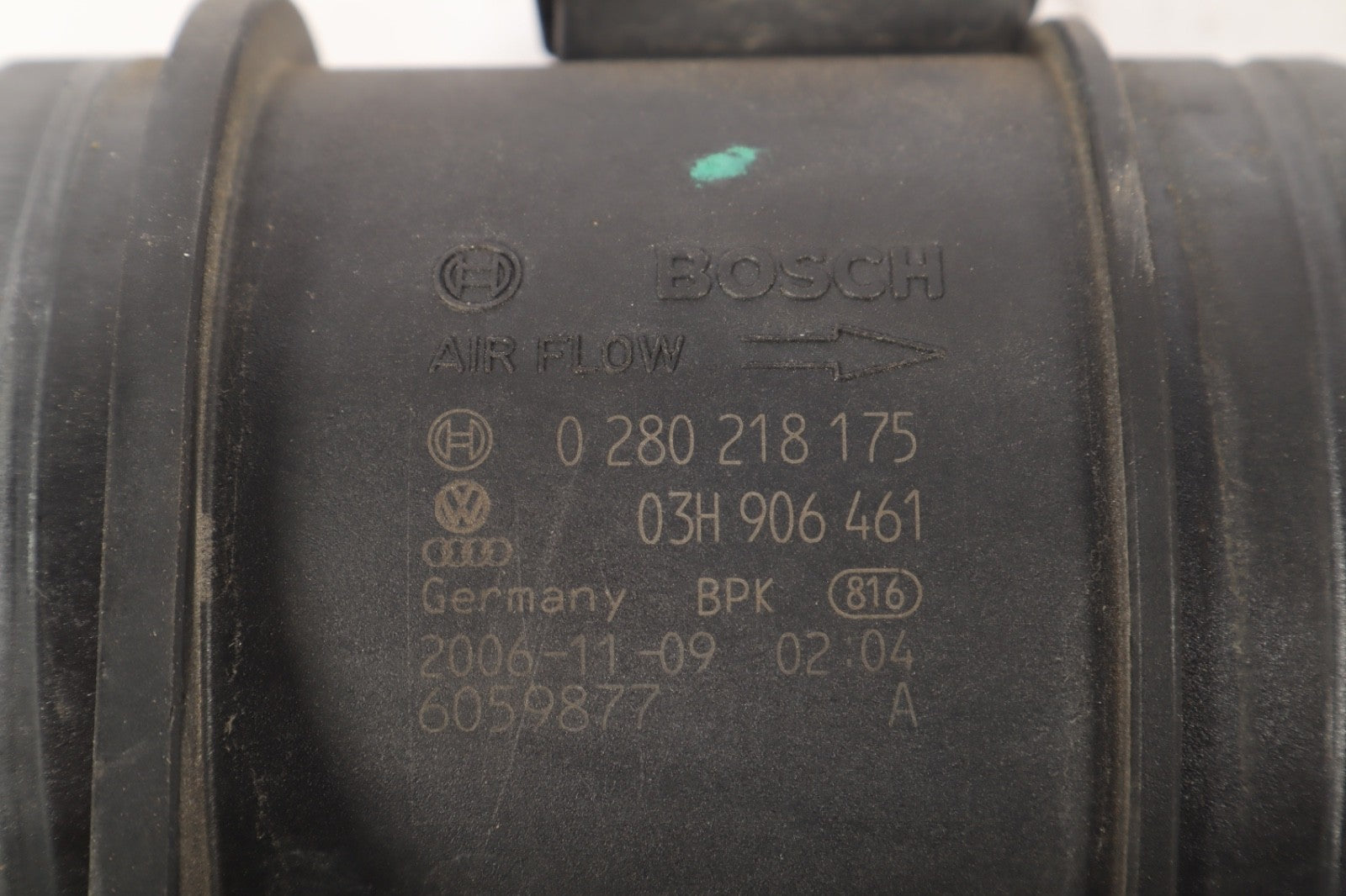 2007 Audi Q7 OEM Mass Air Flow Sensor MAF 0280218175