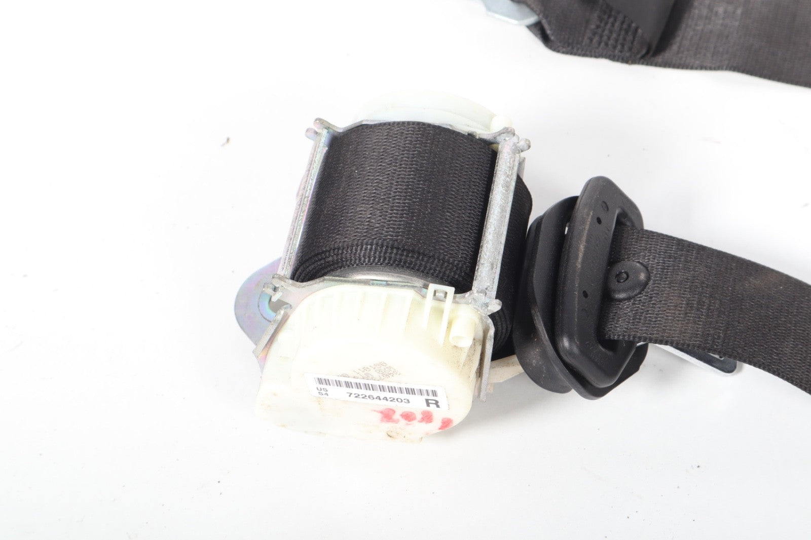 2012-2019 BMW 650I 640I REAR LEFT RIGHT SEAT BELT RETRACTOR BLACK 722644103 OEM