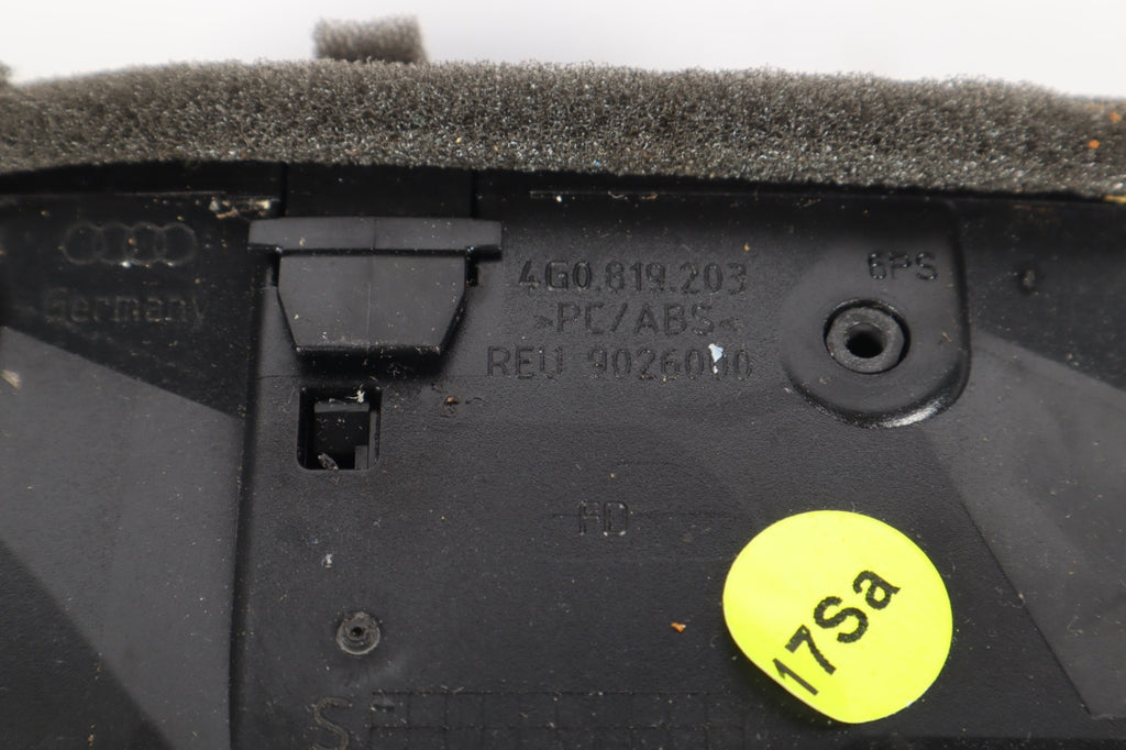 12-18 Audi A7 A6 Rear Center Console HVAC AC A/C Air Vent Trim Panel Cover OEM