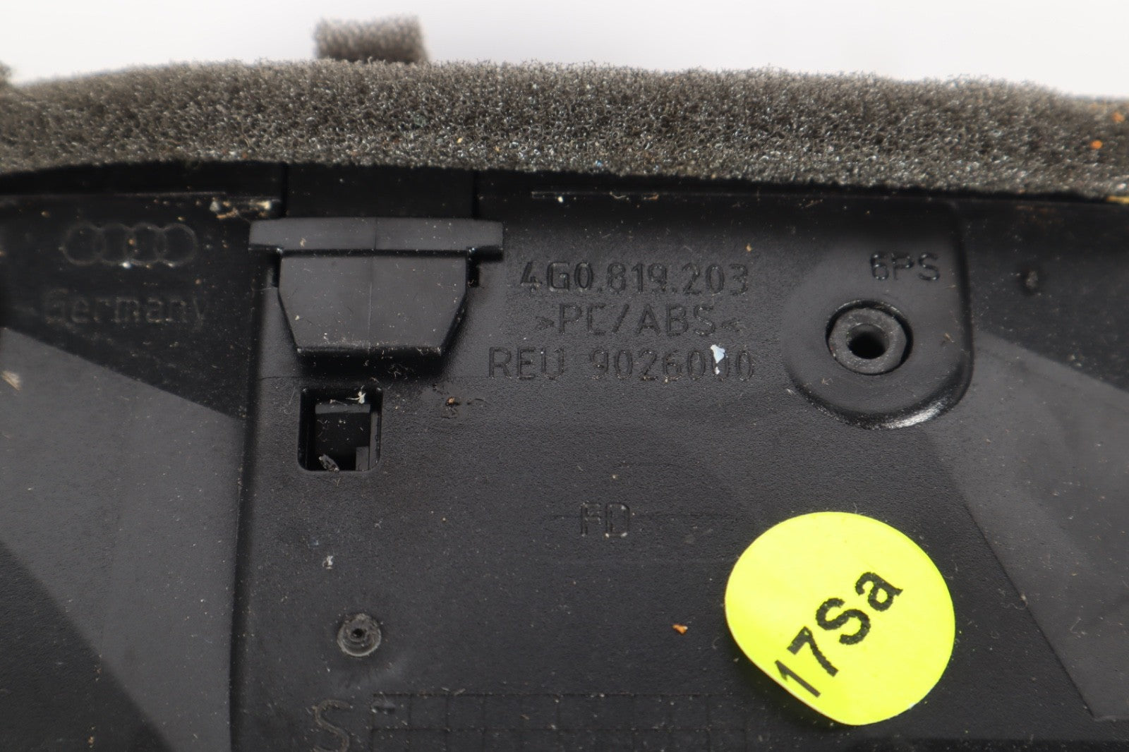 12-18 Audi A7 A6 Rear Center Console HVAC AC A/C Air Vent Trim Panel Cover OEM
