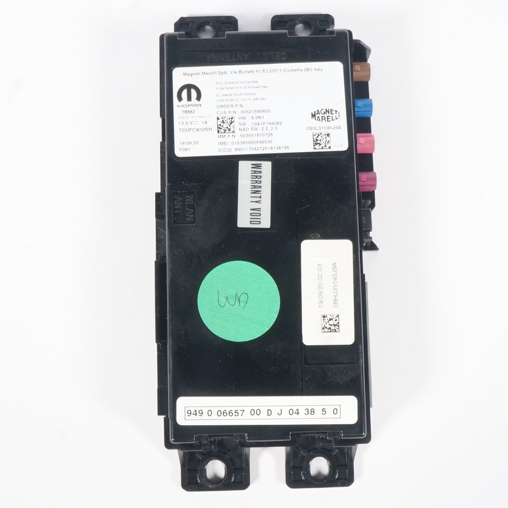2020 - 2025 ALFA ROMEO GIULIA RADIO ANTENNA TELEMATICS MODULE OEM 00521590650
