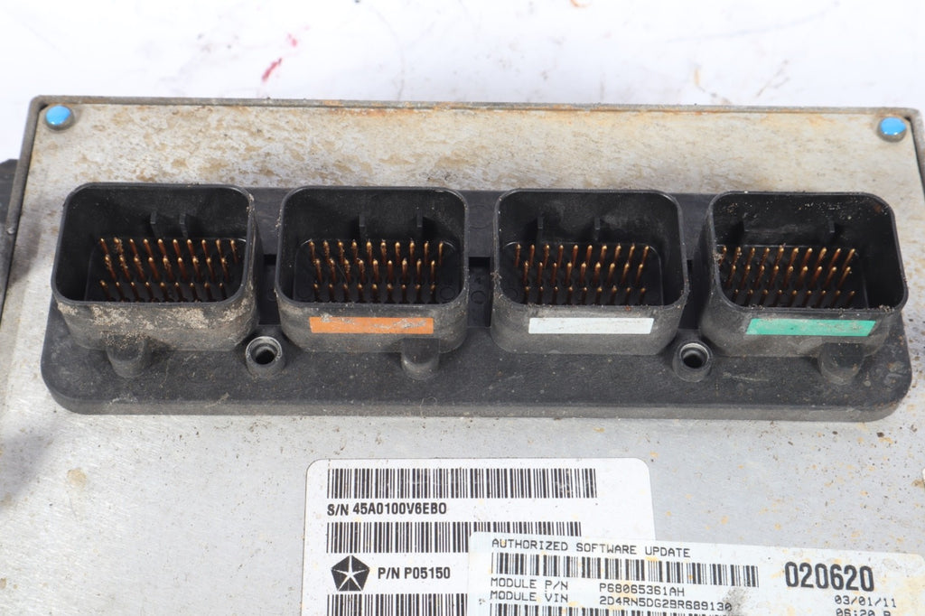 2008 - 2010 Dodge Caravan Engine Control Unit Module ECU ECM OEM P05150