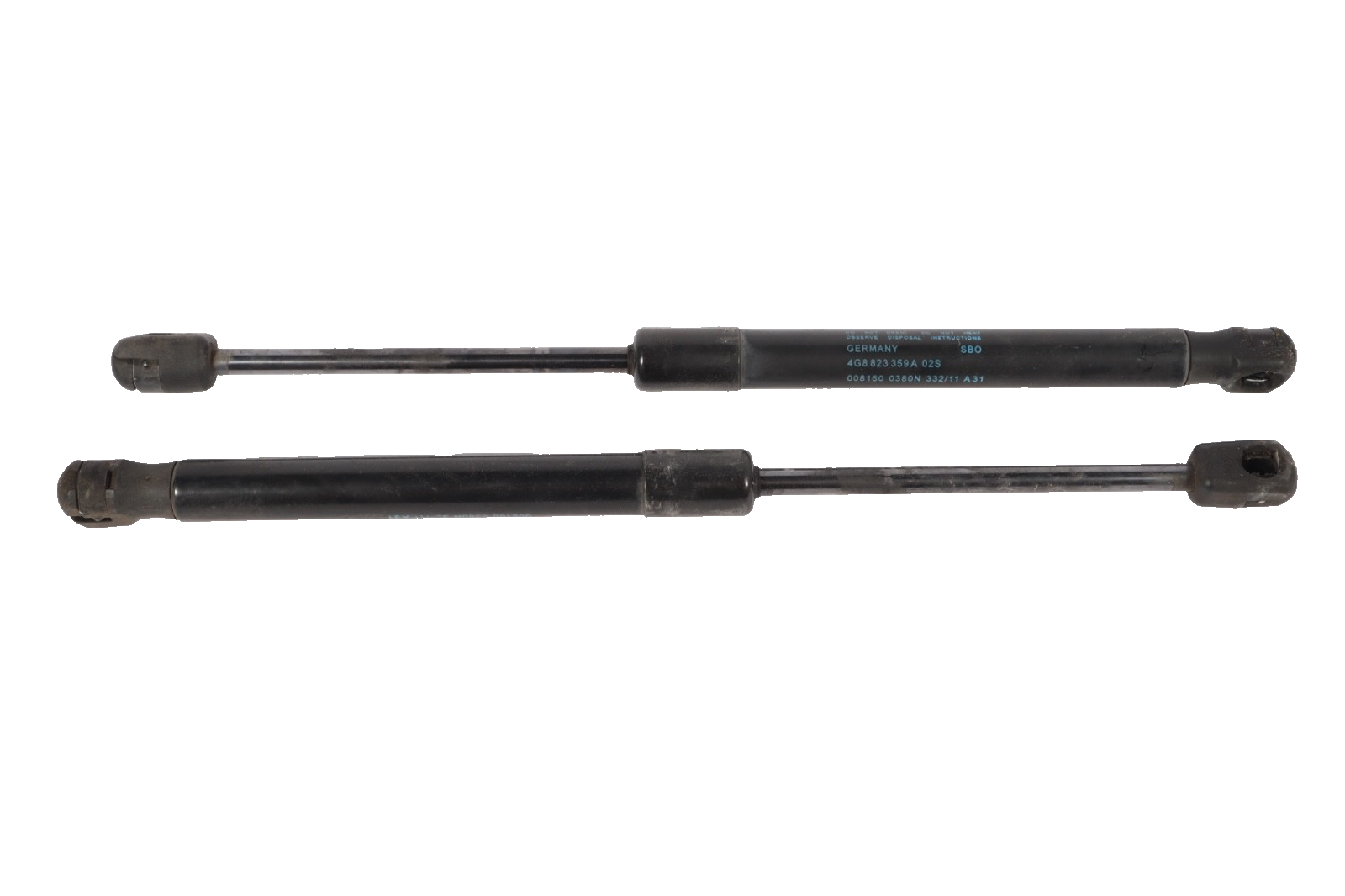 2012-2018 AUDI C7 A6 S6 A7 S7 SPRING STRUT HOOD LIFT SUPPORT LEFT RIGHT SET OEM